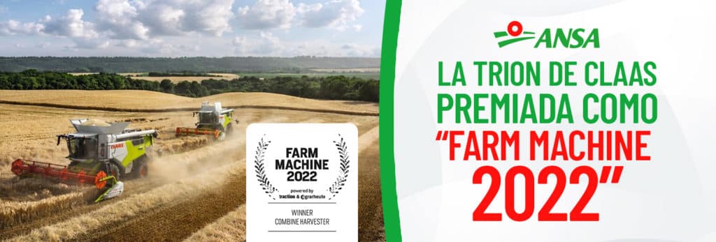 PREMIO “FARM MACHINE 2022” A LA TRION DE CLAAS